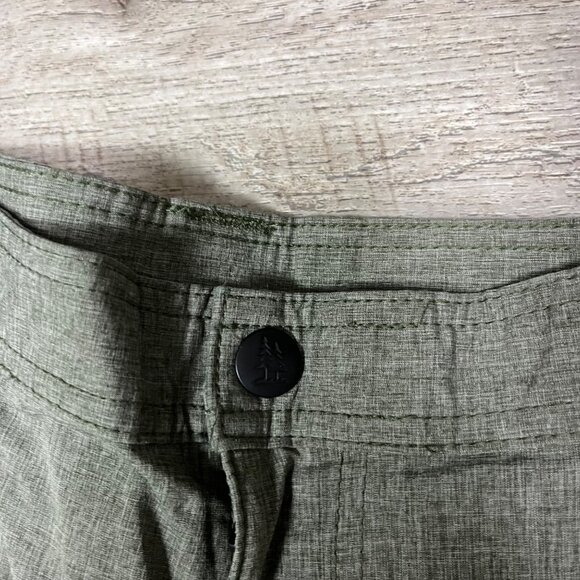 G.H. Bass & Co Explorer Mid Rise Pocket Chino Shorts Sage Grey Men’s Size 30 - Picture 5 of 10